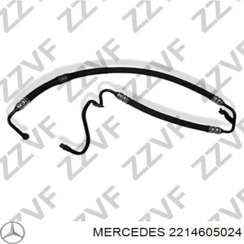 Купить A2214605024 Mercedes Шланг ГУР высокого давления