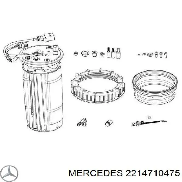 Блок подогрева топлива 2214710475 Mercedes