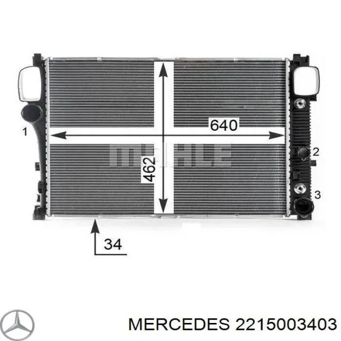  A2215003403 Mercedes