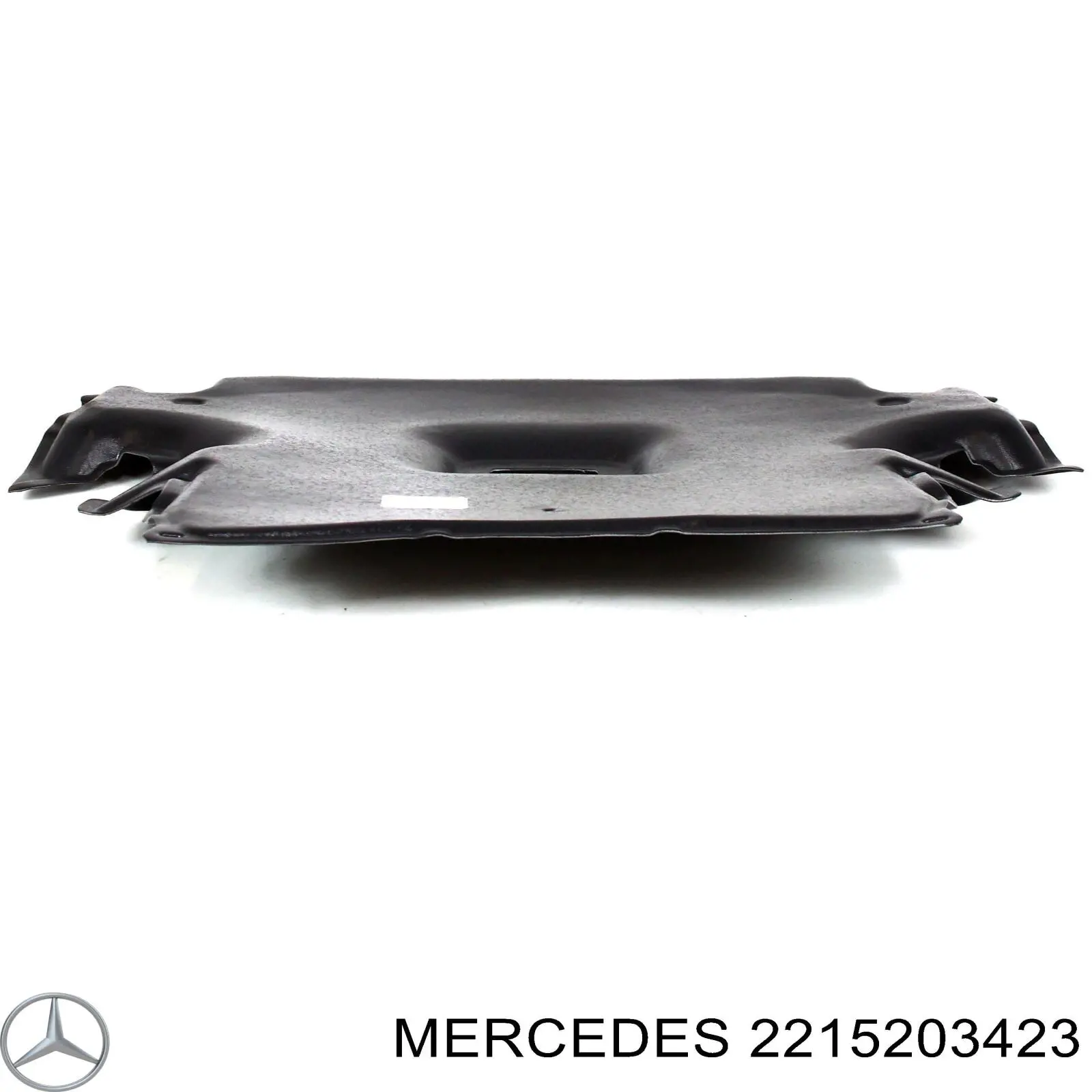 Защита картера двигателя на Mercedes S (W221)