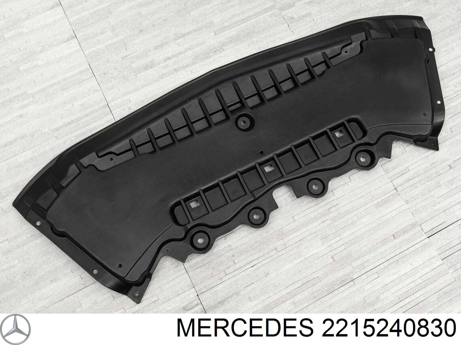 2215240830 Mercedes proteção de motor dianteira