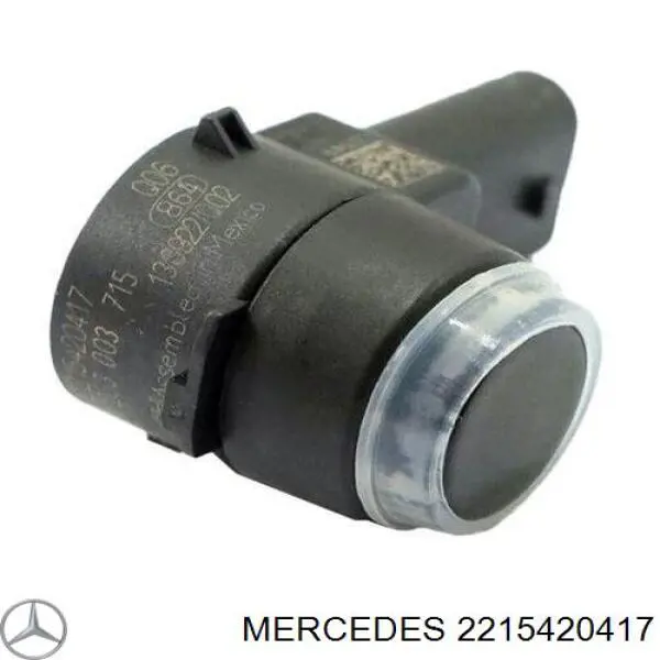 Sensor De Alarma De Estacionamiento(packtronic) Parte Delantera/Trasera 2215420417 Mercedes