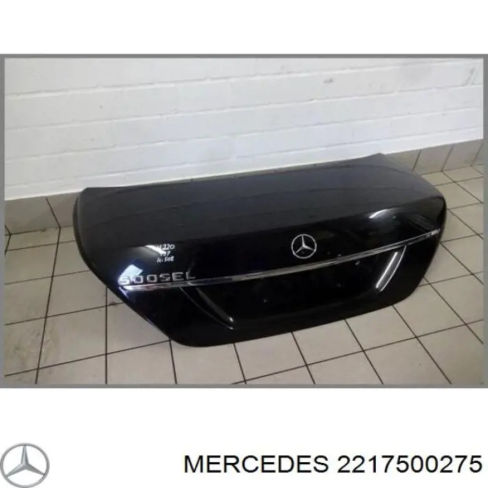 Крышка багажника на Mercedes S (W221)