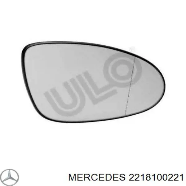 2218100221 Mercedes зеркальный элемент зеркала заднего вида правого