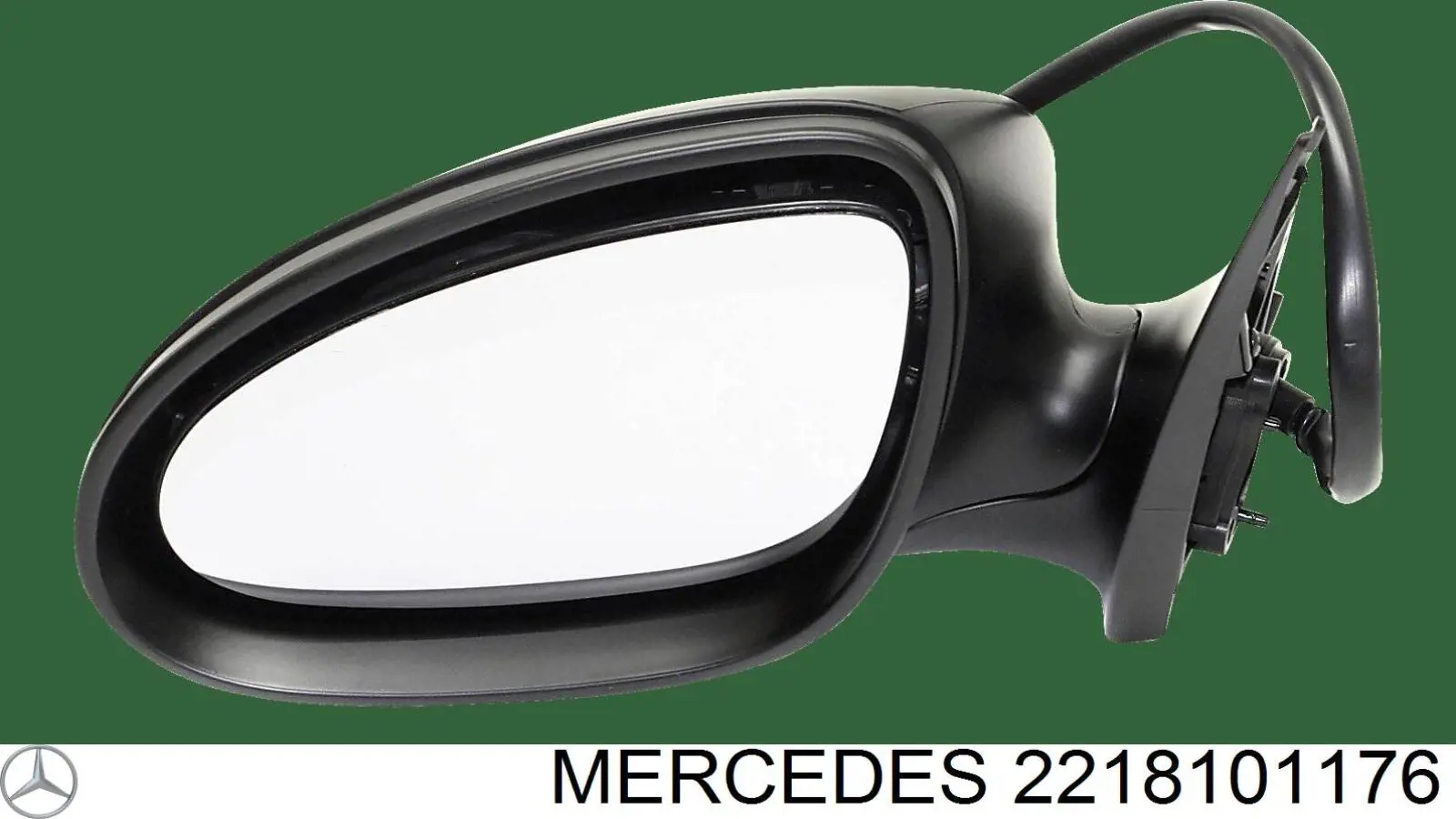 2218101176 Mercedes espelho de retrovisão esquerdo