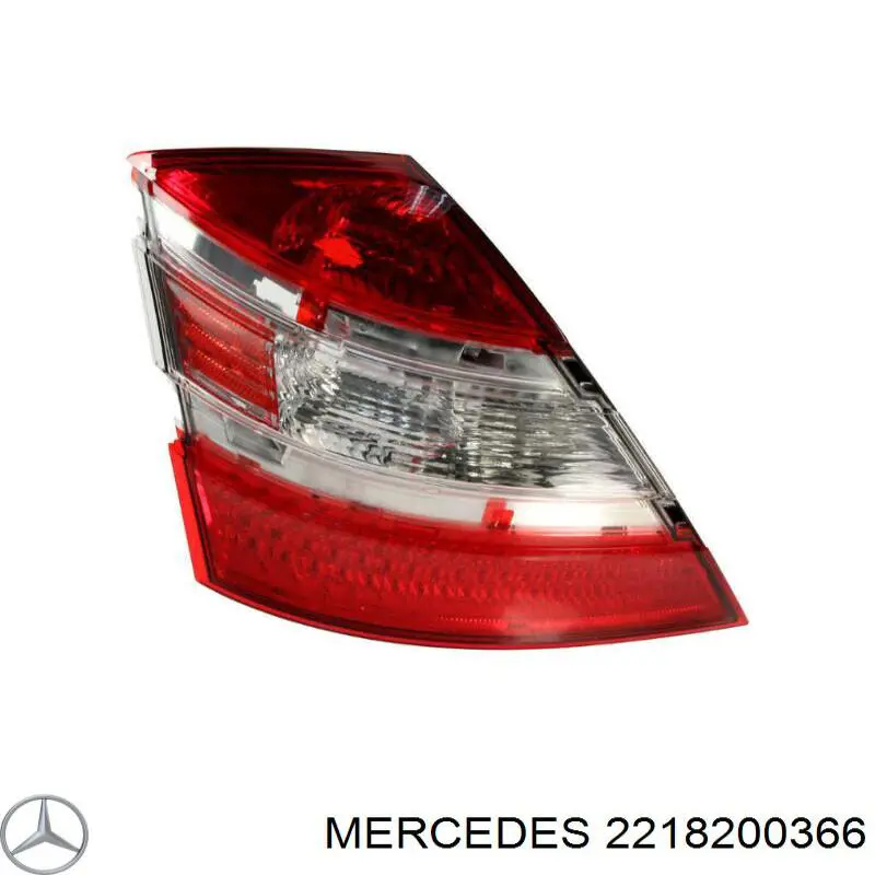 2218200366 Mercedes lanterna traseira esquerda