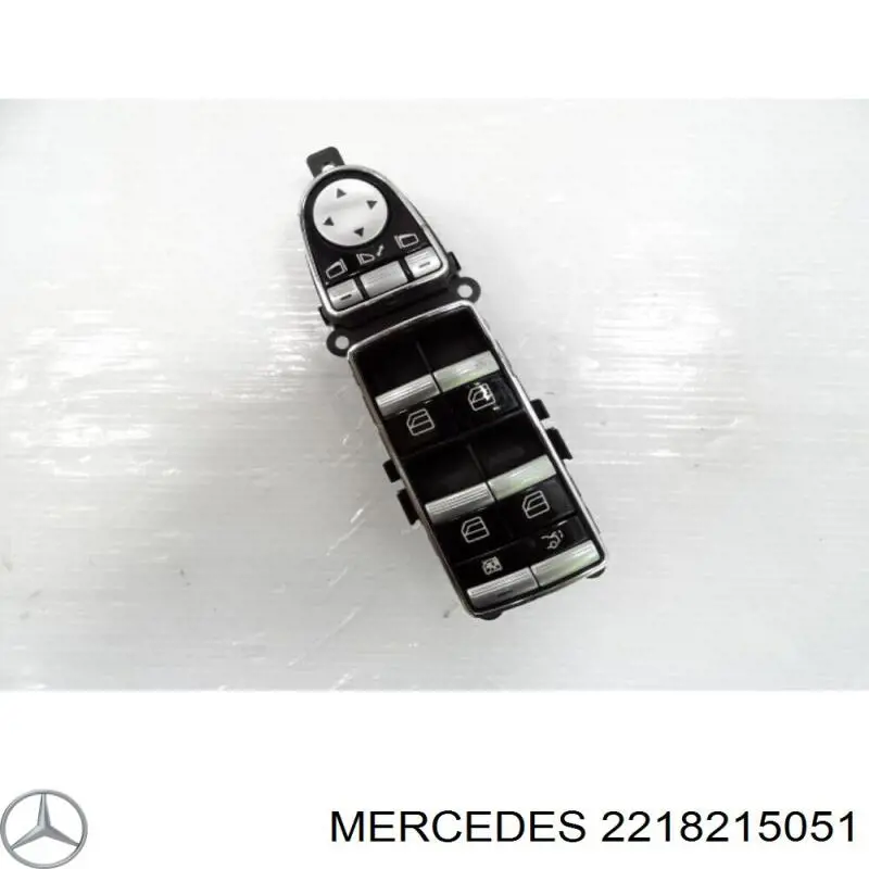 Кнопки переднего левого стекло подъёмника на Mercedes S (W221)