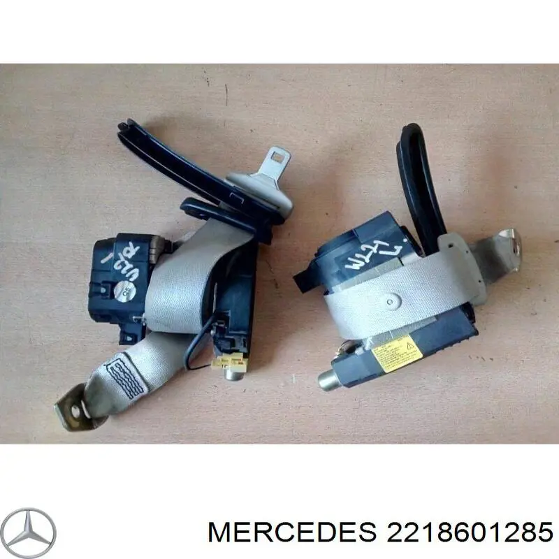 2218601285 Mercedes Ремень безопасности задний правый
