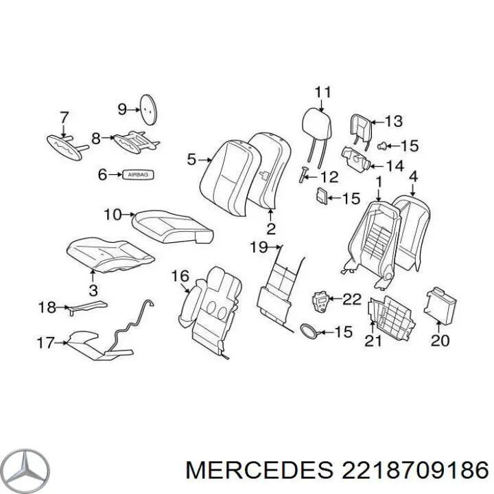 2218709186 Mercedes 