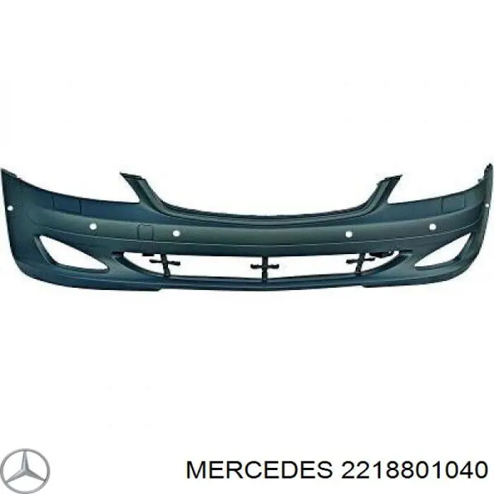 2218801040 Mercedes pára-choque dianteiro