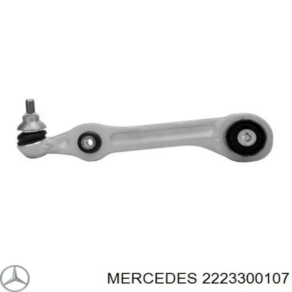 2223300107 Mercedes braço oscilante inferior esquerdo de suspensão dianteira