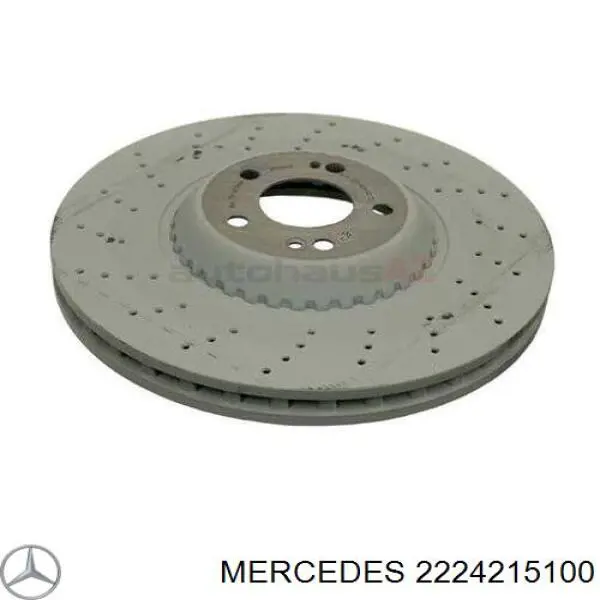 2224215100 Mercedes диск тормозной передний