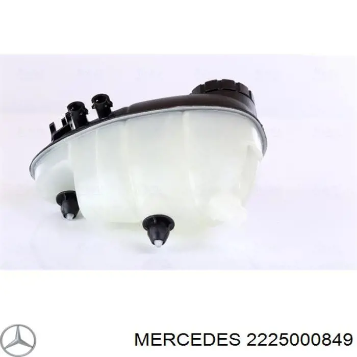 Бачок системы охлаждения двигателя расширительный Mercedes 2225000849 цена, от 43.65 USD
