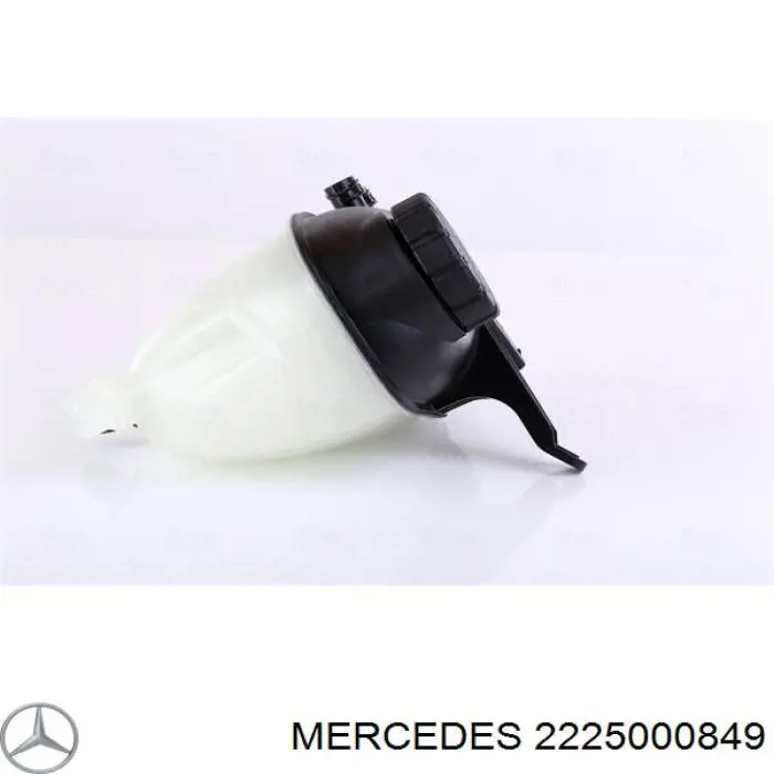 2225000849 Mercedes tanque de expansão do sistema de esfriamento