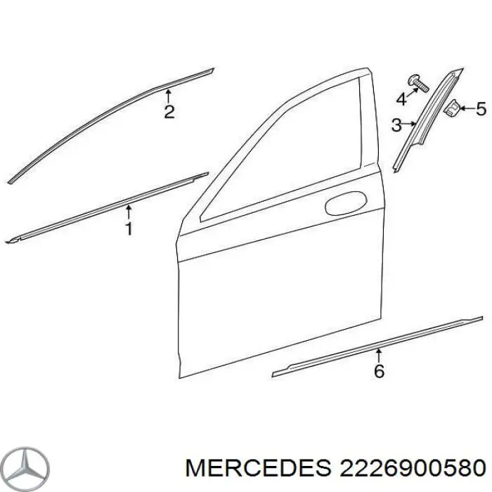 2226900580 Mercedes 