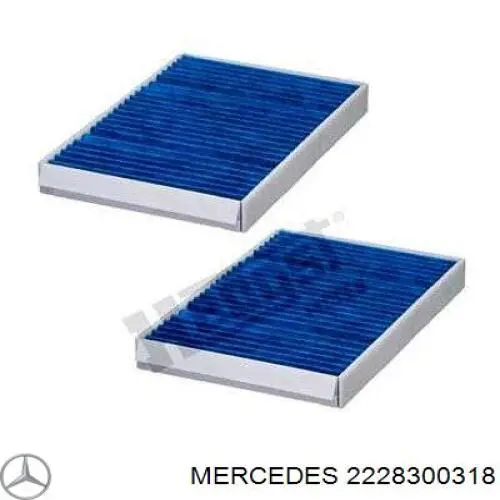 Фильтр салона 2228300318 Mercedes