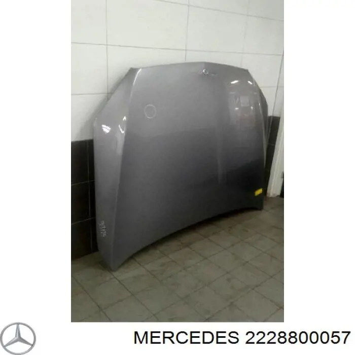 Капот на Mercedes S (W222)
