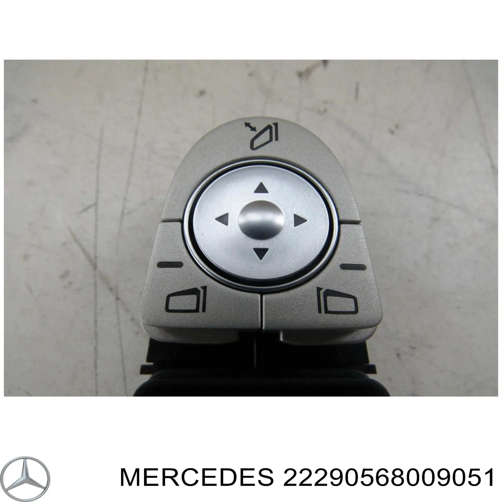 Купить 22290568009051 Mercedes Кнопки переднего левого стеклоподъёмника