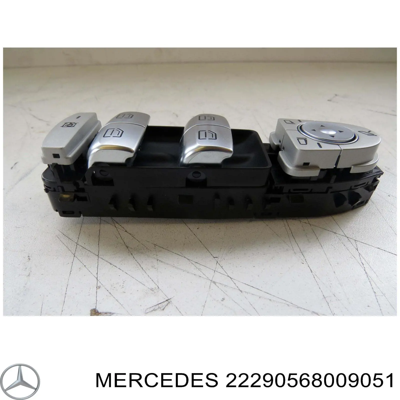 Купить 22290568009051 Mercedes Кнопки переднего левого стеклоподъёмника