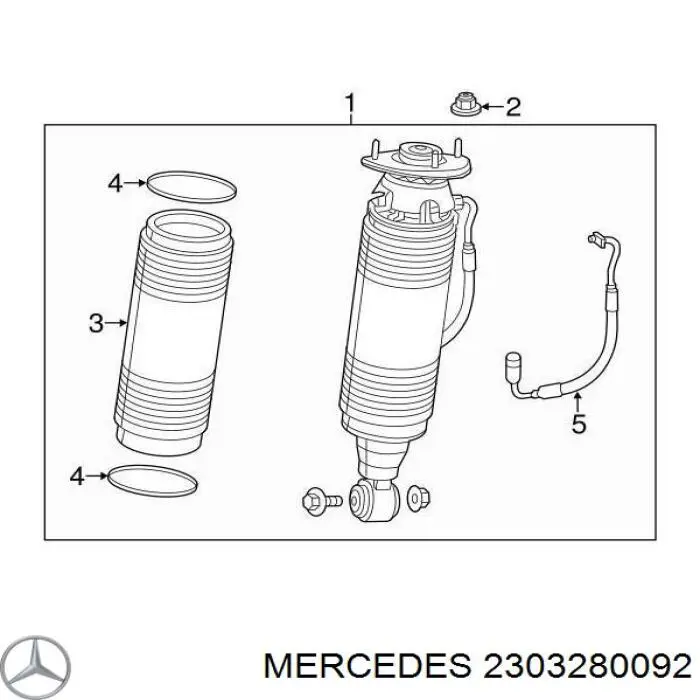  A2303280092 Mercedes