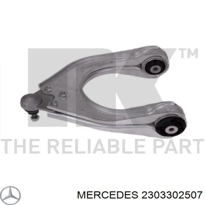 2303302507 Mercedes braço oscilante superior esquerdo de suspensão dianteira