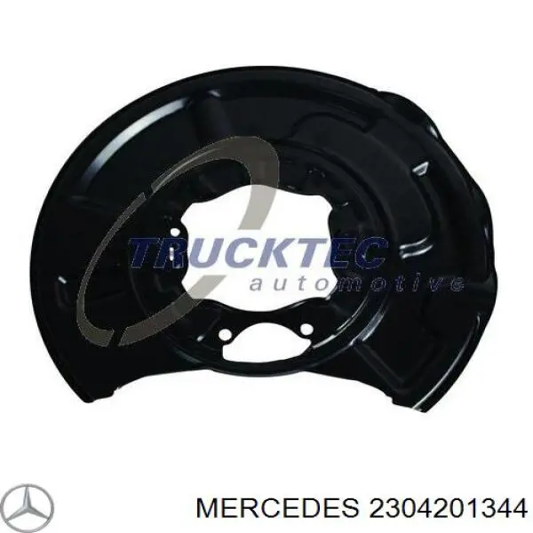 2304201344 Mercedes защита тормозного диска заднего левая