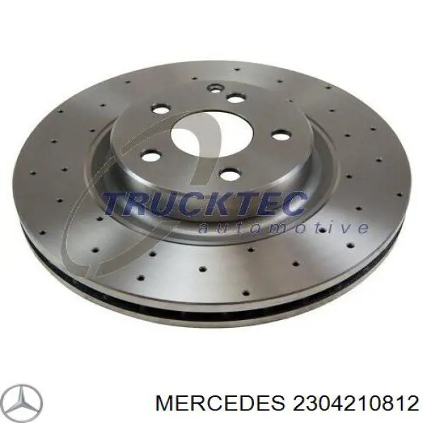Передние тормозные диски 2304210812 Mercedes