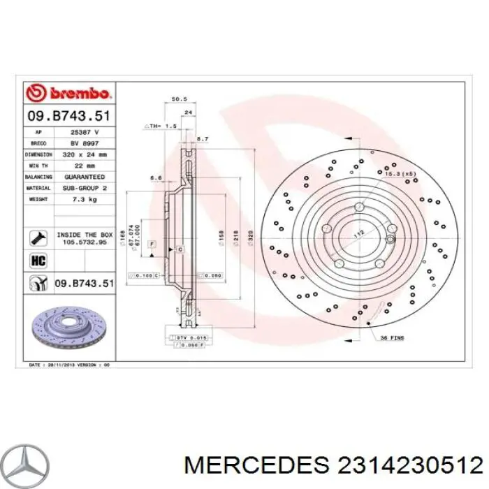  2314230512 Mercedes