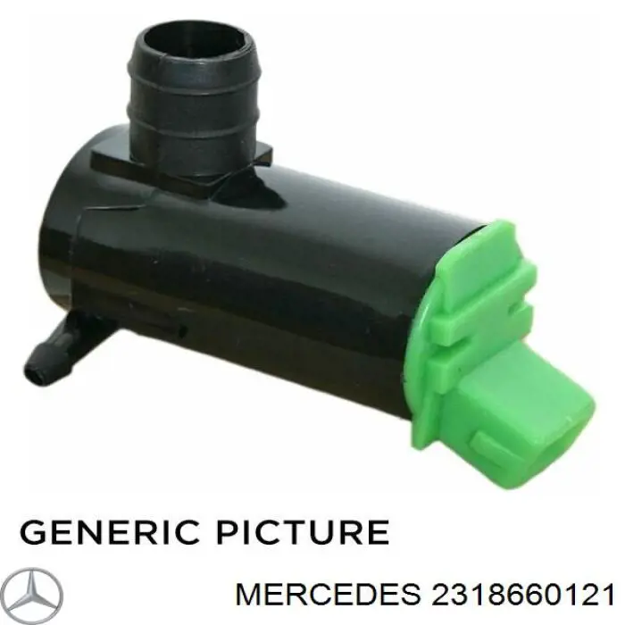 2318660121 Mercedes насос-мотор омывателя стекла переднего