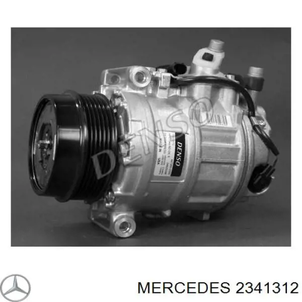 2341312 Mercedes шкив компрессора кондиционера