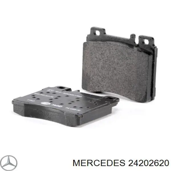 24202620 Mercedes колодки тормозные передние дисковые