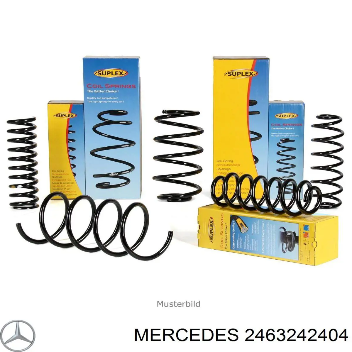 2463242404 Mercedes mola traseira