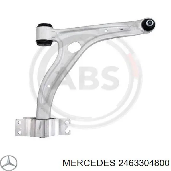 2463304800 Mercedes braço oscilante inferior direito de suspensão dianteira