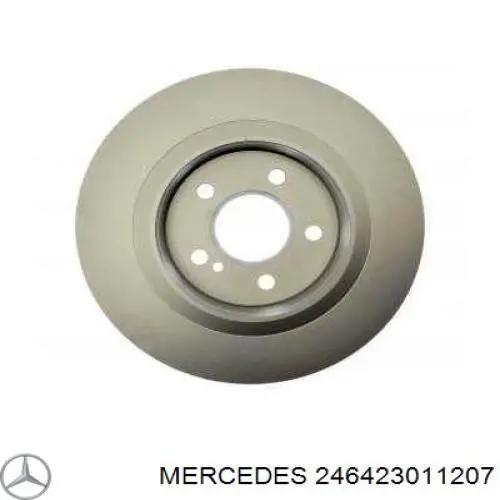 246423011207 Mercedes disco do freio traseiro