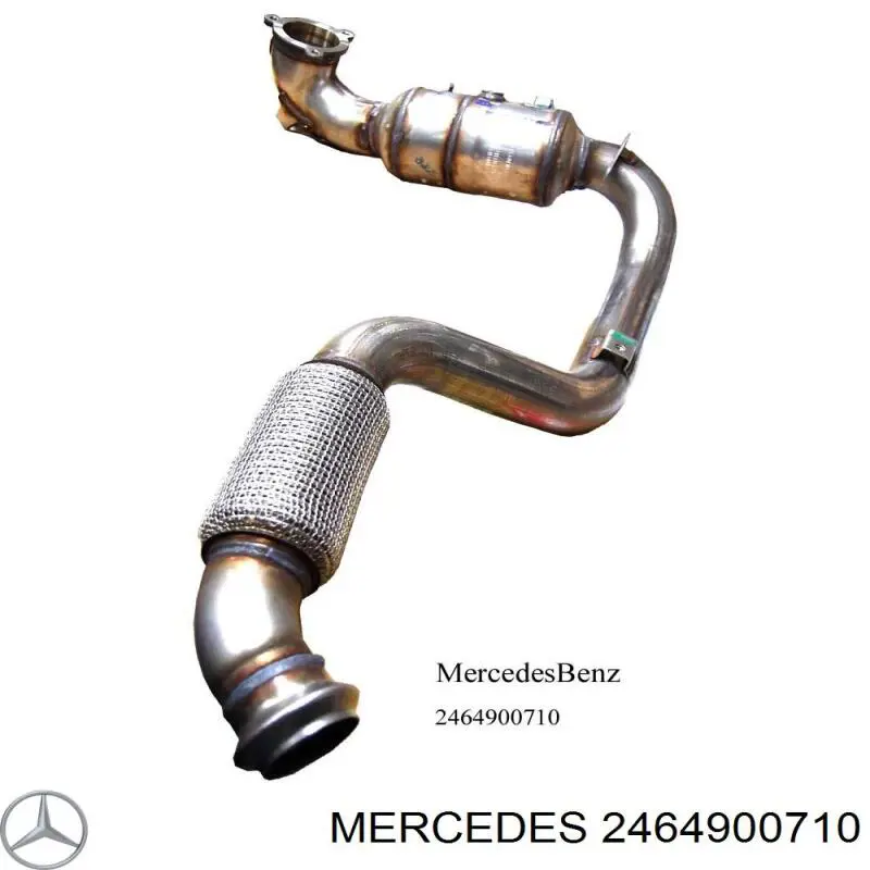 Приёмная труба A2464900710 Mercedes