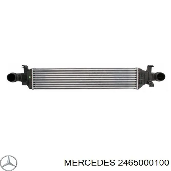 2465000100 Mercedes radiador de intercooler