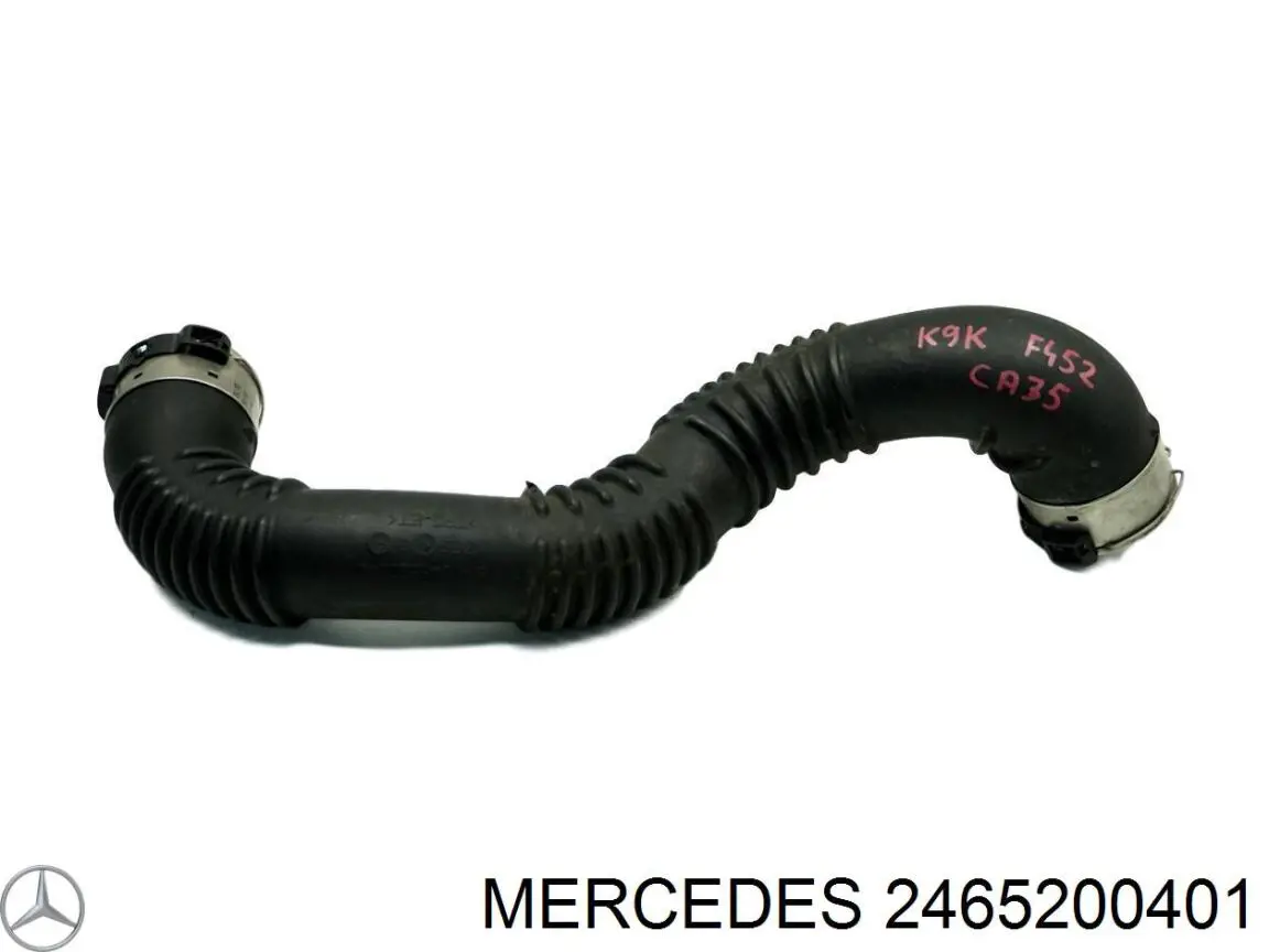 2465200401 Mercedes mangueira (cano derivado direita de intercooler)