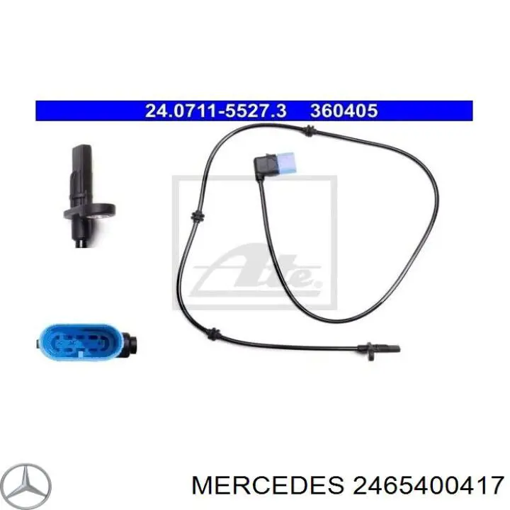 2465400417 Mercedes sensor abs traseiro