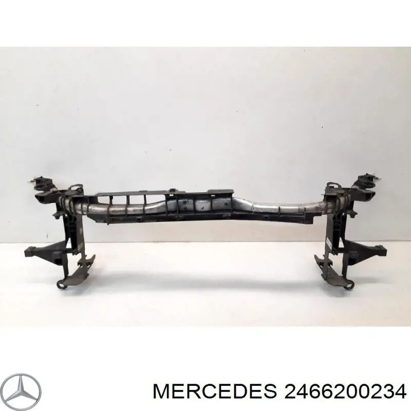 2466200234 Mercedes suporte do radiador montado (painel de montagem de fixação das luzes)