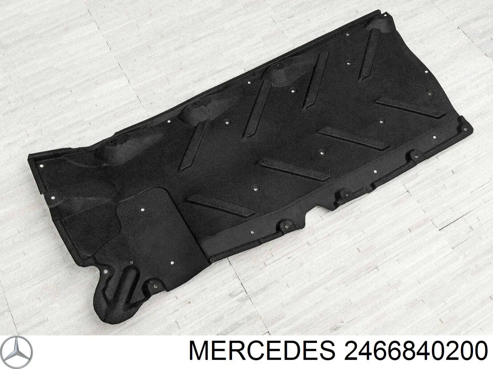 Защита днища правая Mercedes 2466840200 цена, от 38.09 USD