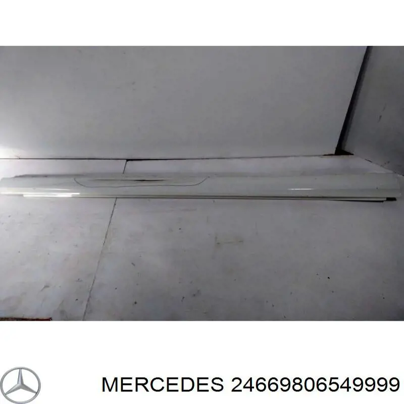Купить A2466980654 Mercedes Накладка (молдинг) порога наружная правая