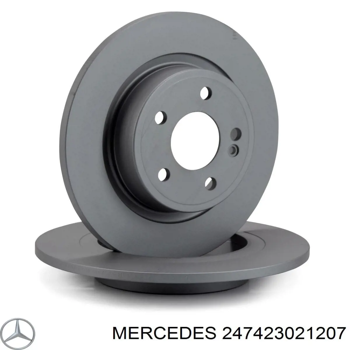 Задние тормозные диски Мерседес-бенц Б W247 (Mercedes B)