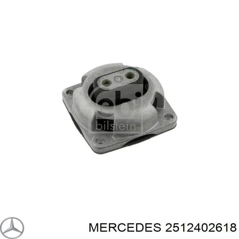 2512402618 Mercedes подушка трансмиссии (опора коробки передач)