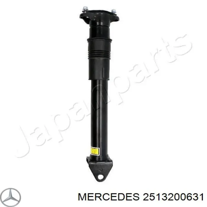 2513200631 Mercedes amortecedor traseiro