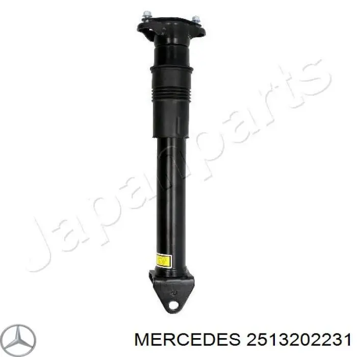 2513202231 Mercedes amortecedor traseiro