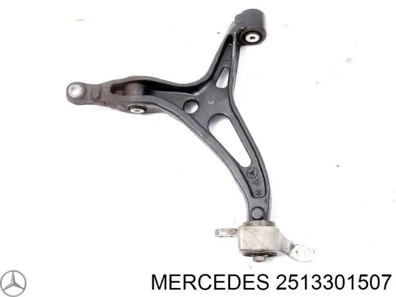 2513301507 Mercedes braço oscilante inferior esquerdo de suspensão dianteira