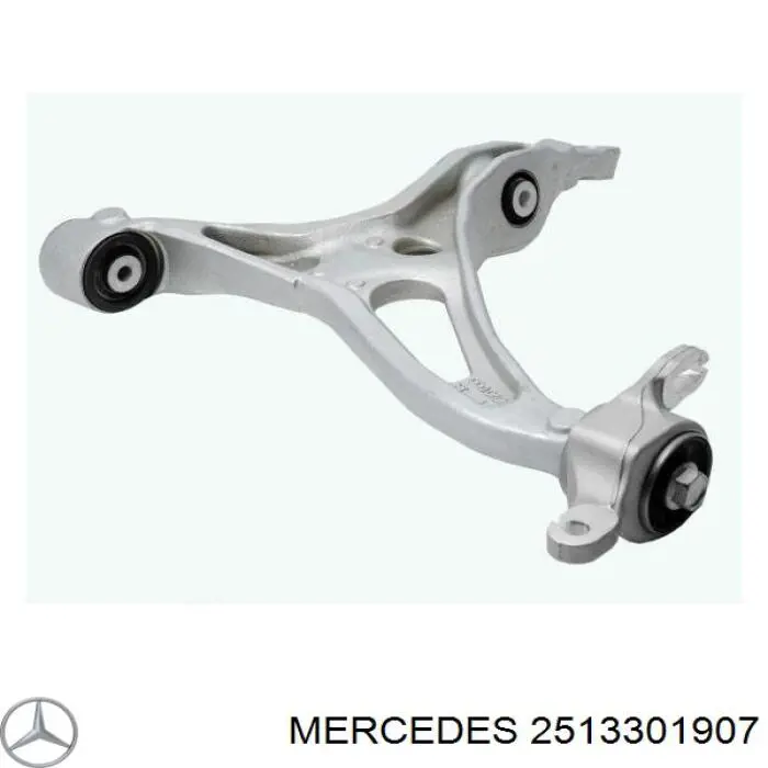 2513301907 Mercedes braço oscilante inferior esquerdo de suspensão dianteira