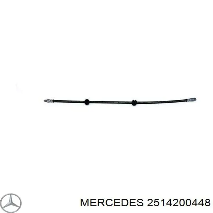 A2514200648 Mercedes шланг тормозной задний