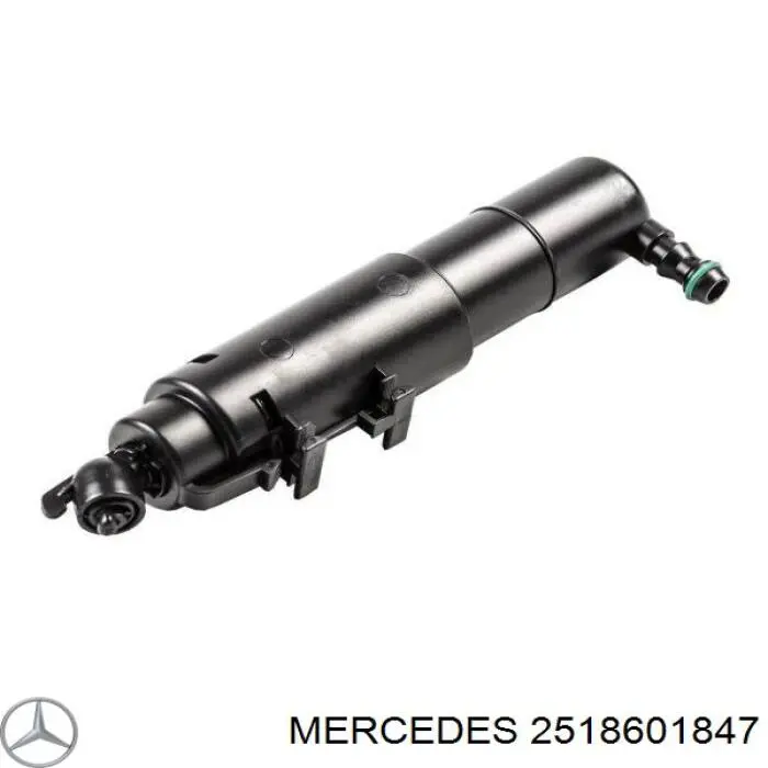 2518601847 Mercedes injetor de fluido para lavador da luz dianteira direita