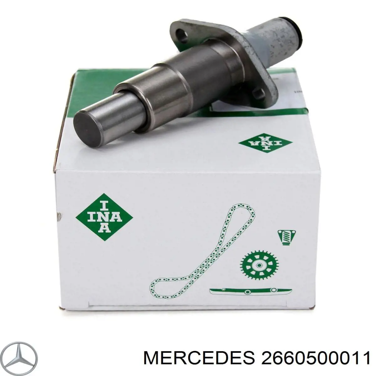 Купить A2660500011 Mercedes Натяжитель цепи ГРМ